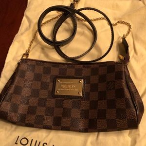 Authentic Louis Vuitton Eva Damier